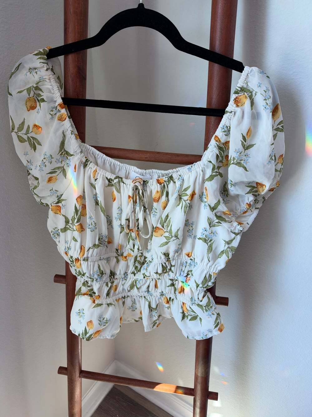 Jopna citrus and floral blouse Size XL